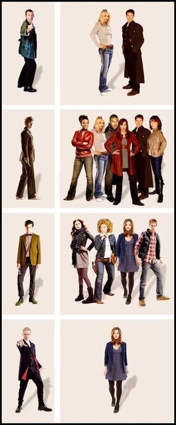 Doctors & their companions Doctor Regeneration, Doctor Who 9th Doctor, 9th Doctor, Doctor Who Companions, Time Lord, 10th Doctor, Tenth Doctor, Wibbly Wobbly Timey Wimey Stuff, Torchwood