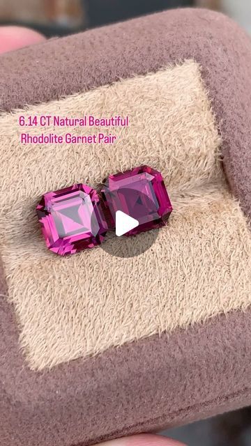 Saeed Awan on Instagram: "Flawless 6.14 Carats, Natural Beautiful
 Rhodolite Garnet Pair from Tanzania.
________________________________
Size: 8.0 x 8.0 x 5.3 mm
________________________________
#garnet #garnetpair #rhodolitegarnet #gemstones #rings #jewelry" Gemstones Rings, Rhodolite Garnet, June 1, Rings Jewelry, Tanzania, Garnet, Gemstones, On Instagram, Instagram