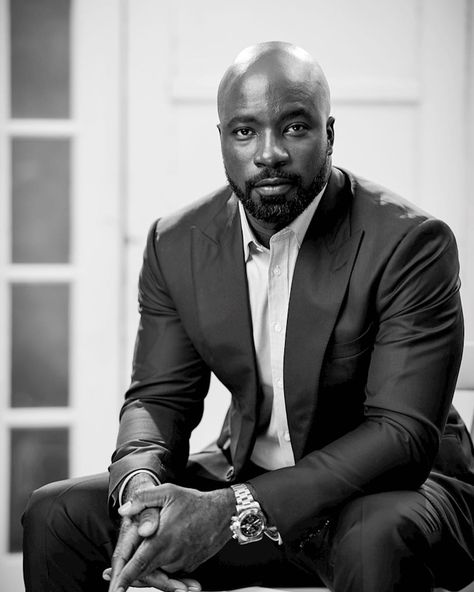 African Men Hairstyles, Mike Colter, Clean Shaven, Twisted Sister, Black Actors, Men Hairstyles, Mens Shaving, Celeb Crushes, Man Candy