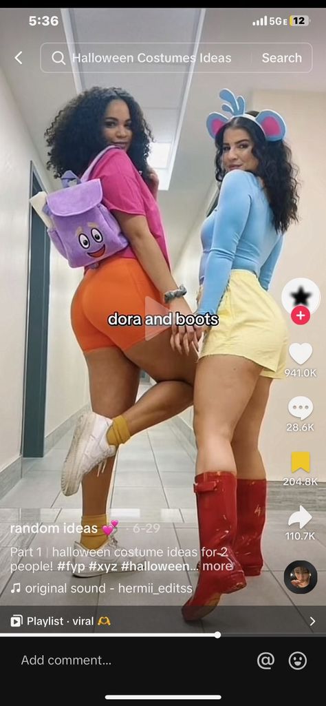 Dora Halloween Costume, Dora And Boots, Week Aesthetic, Dora Outfits, Fashion Outfits Winter, Fashion Outfits Summer, Aesthetics Fashion, Classy Halloween Costumes, Matching Halloween Costumes