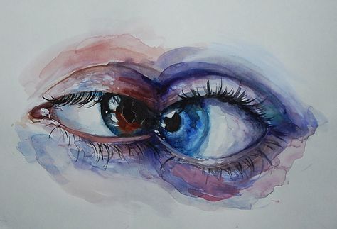 eyes Artistic Painting, Eye Painting, Arte Obscura, Arte Sketchbook, Art And Illustration, Eye Art, Art Plastique, An Eye, Art Sketchbook