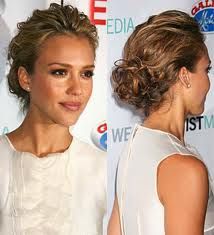 Love the front and the back, but a little less disheveled maybe Jessica Alba Updo, Easy Office Hairstyles, Office Hairstyles, Bridal Party Hair, Bridal Hair Updo, Peinados Recogidos, Hot Hair Styles, Braided Updo, Amber Heard