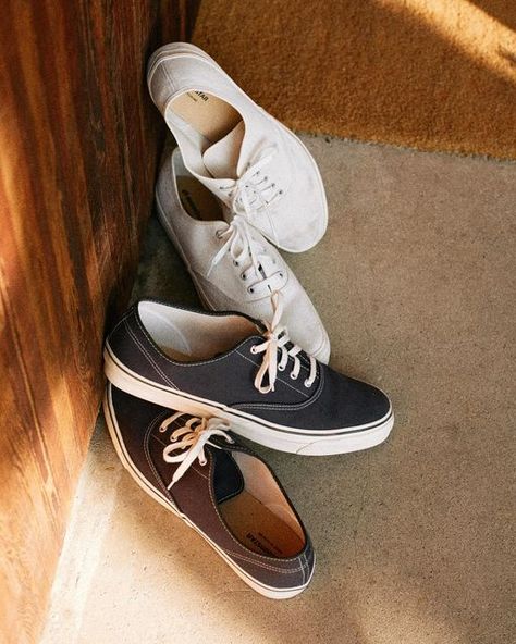 Buck Mason on Instagram: "The Deck Shoe. Herringbone twill, vulcanized rubber, 4 colors. A collaboration with @moonstar_jp" Buck Mason, Deck Shoes, The Deck, Herringbone, On Instagram, Instagram, Color