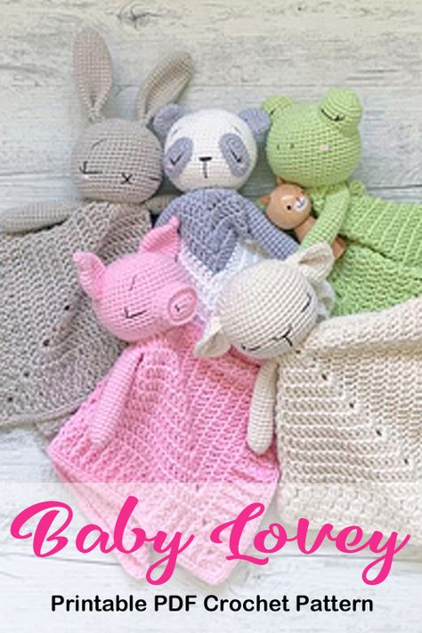 Security Blanket Crochet Pattern, Crochet Lovey Free Pattern, Crochet Security Blanket, Lovey Baby Blanket, Baby Lovies, Lovey Pattern, Crochet Lovey, Baby Security Blanket, Bunny Crochet