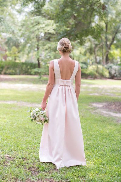 dupioni silk alfred sung bridesmaid dress pink with bow Pink Bridesmaid Dresses With Bow, Bow Strap Bridesmaid Dress, Southern Bridesmaid Dresses, Bow Bridesmaid Dress, Bones Wedding, Elegant Southern Wedding, Bridesmaid Dress Pink, Personal Stationary, Vendor Management