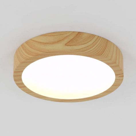 Dryad Integrated LED Flush Mount Wood Effect | Artika ı Products that reinvent life at home | Artika Painted Wood Grain, Laundry Inspiration, Scandi Bathroom, Modern Flush Mount Lighting, Wood Ceiling Lights, Bedroom Light Fixtures, Modern Flush Mount, Modern Minimalist Design, Flush Mount Lights