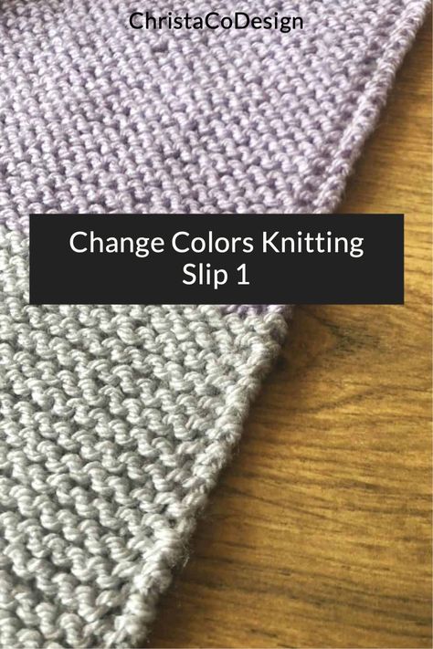 Changing colors in knitting is a simple and fun way to create personalized projects whether you knit for yourself or to gift to friends and charity. Learn how here! Changing Colors In Knitting, Knit Tutorials, Easy Knit Blanket, Beginner Knit, Knit Dishcloth Pattern, Garter Stitch Knitting, Knitting For Charity, Beginner Knitting Patterns, Knitting Tips