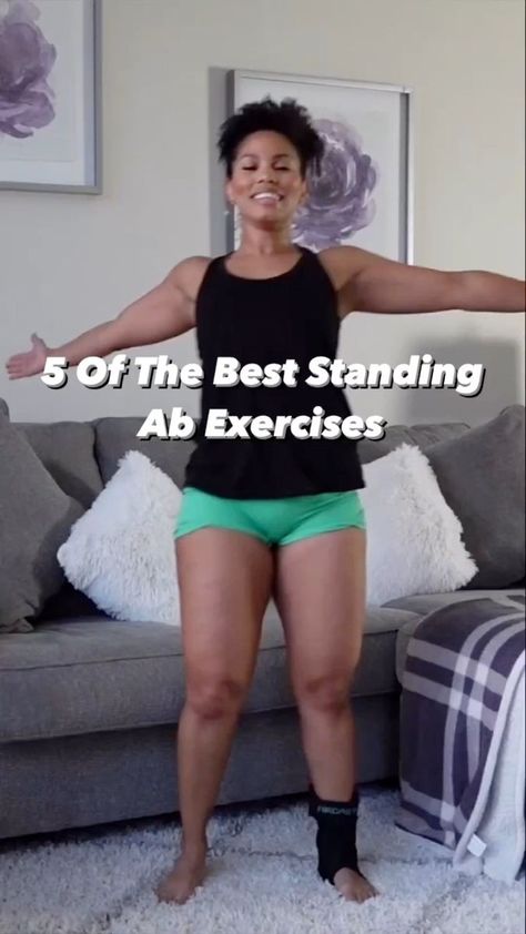 4.5K views · 127 reactions | Try this standing ab/core workout with me for FREE! head to my YouTube Channel LoveJackiePaige and try it! #athomeworkouts #abworkout #cardioworkout #workoutroutine #exerciseroutine #fbf | Jackie Paige | Chris Brown · Summer Too Hot Woman Abs Workout, Workout At Home Men, Men Abs Workout, At Home Abs Workout, Home Abs Workout, Workout At Home No Equipment, Abs Workout At Home, Home Abs, Standing Ab Exercises