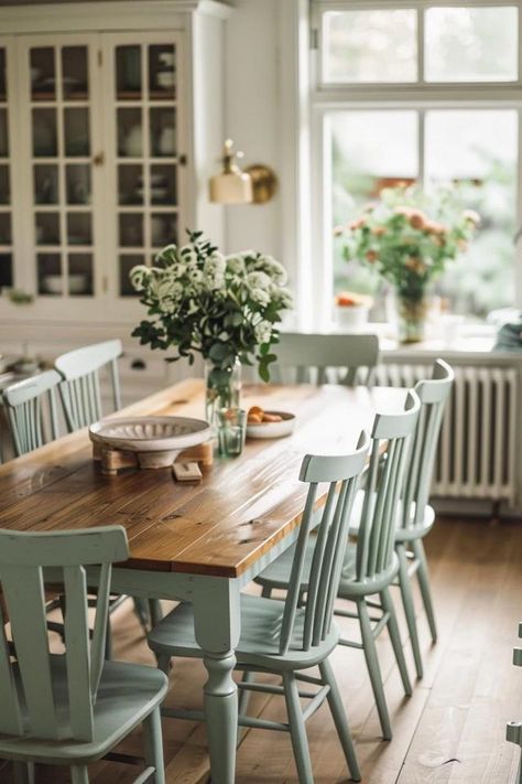 Farmhouse Dining Room Decor Ideas Unveiled Cozy Modern Farmhouse Dining Room, Casual Dining Room Ideas, Country Dining Room Ideas, Country Farmhouse Dining Room, Farmhouse Dining Room Decor Ideas, Farmhouse Dining Room Decor, Country Dining Room, Timeless Farmhouse, Saved Pictures