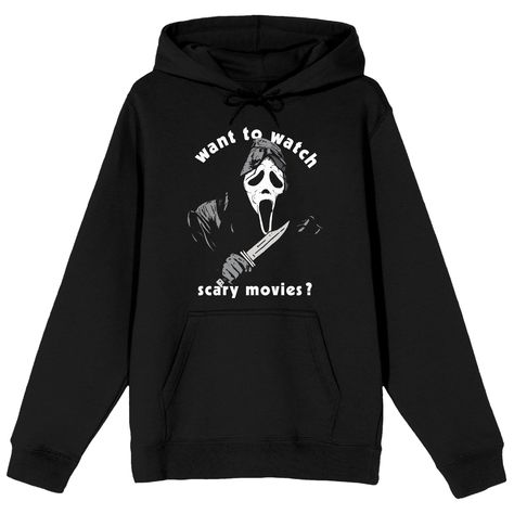 Adventure Life, Ghost Faces, Sweatshirt Fabric, Iconic Movies, Scary Movies, Horror Movie, Graphic Hoodie, Graphic Hoodies, Scream