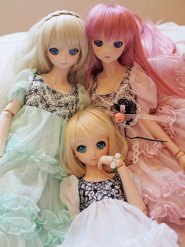 3 Dolls Pics, Vocaloid Dolls, Doll Pic, Bjd Anime, Dollfie Dream, Mom And Dad Quotes, 3 Sisters, Smart Doll, Olympus Digital Camera