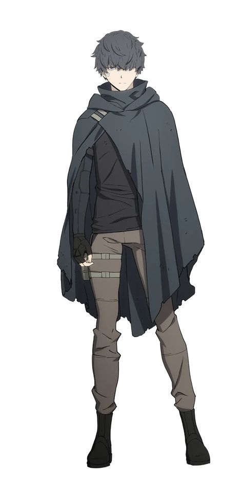 Cloak Drawing Character Design, Hero Outfit Ideas Drawing, Hoodie Character Design Male, Anime Wizard Art, Modern Mage Outfit, Wizard Robes Concept Art, Modern Knight Character Art, Wizard Clothes Character Design, Cape Concept Art