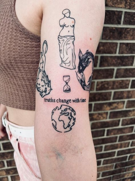 History Quote Tattoo, Tattoo Ideas History, Philosophy Tatoos, Optimistic Nihilism Tattoo, English Literature Tattoos, Socialism Tattoo, Existentialist Tattoo, Nihilist Tattoo, Philosophy Tattoo Ideas