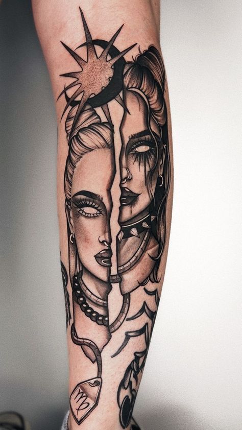 15+ Aquarius Tattoo Ideas - Aquarius is all about originality and creativity. If you’re looking for an Aquarius tattoo that represents your free-spirited#Bad_Habits_Tattoo_Ideas #Dark_Gemini_Tattoo #Female_Art_Tattoos_Ideas #Dark_Spiritual_Tattoos Creative Tattoo Ideas For Women, Aquarius Tattoo Ideas, Tattoo Gemini, Spiritual Breakthrough, Creative Tattoo Ideas, Aquarius Tattoo, Virgo Tattoo, Creative Tattoo, Gemini Tattoo