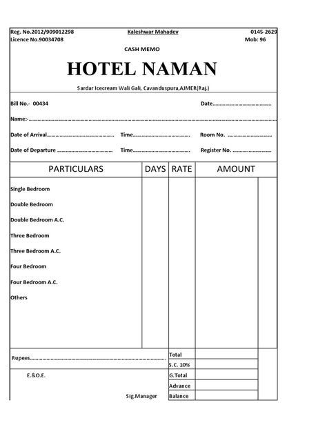 Taxi Bill Format, Lodge Bill Format, Hotel Bill Format Pdf, Hotel Bill Format In Word, Hotel Invoice, Microsoft Word Invoice Template, Invoice Format In Excel, Bill Format, Memo Format