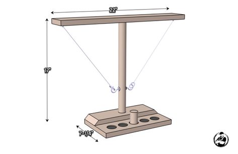 Ring Toss Game Diy, Toss Game Diy, Diy Wooden Games, Drinking Friends, Diy Yard Games, Corn Hole Diy, Wooden Toys Design, Game Diy, Fun Drinking Games