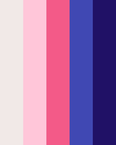 Vendor of Love Pink White Blue Colour Palette, Pink Rainbow Color Palette, Pink Red Blue Color Palette, Color Palettes Purple, Lavender Color Palette, Flat Color Palette, Colour Psychology, Cool Color Palette, Hex Color Palette