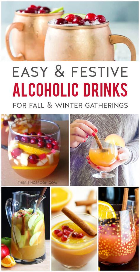 Easy & Festive Alcoholic Drinks To Pair with a Fall Charcuterie Board & Holiday Appetizers Festive Alcoholic Drinks, Festive Drinks Alcohol, Fall Drinks Alcohol, Meat Cheese Platters, Fall Charcuterie Board, Fall Charcuterie, Charcuterie Board Meats, Easy Alcoholic Drinks, Fall Appetizers