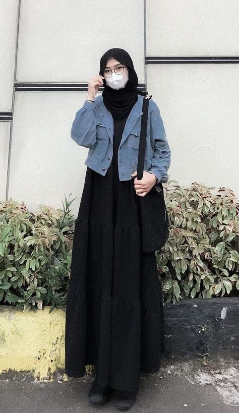 Outfit Muslim, Muslimah Fashion Casual, Fesyen Islam, Muslimah Outfit, Stile Hijab, Muslim Outfits Casual, Muslim Fashion Hijab Outfits, Hijab Style Casual, Hijabi Fashion Casual