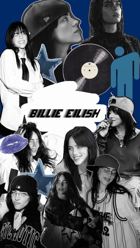 Just save this you know you love Billie!😏 Billie Eilish Concert Outfit, Billie Eilish Blue, Billie Eilish Outfits, Lana Del Rey Art, Blue Collage, Phone Case Diy Paint, Chicano Style Tattoo, Music Collage, Birthday Cards For Mom