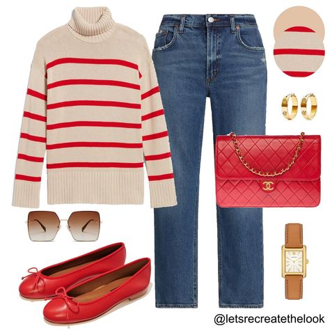 Khaki/Red Stripe Sweater - 7 Outfit Ideas ❤️ Getting ready for the cooler weather! Love the color way and stripes of this sweater. It’s available in regular, tall and petite sizes. Also currently on sale! I can’t wait to style it in real life! Comment RED STRIPES for link. 🥰 Have a blessed Sunday fashion friends! ❤️ #letsrecreatethelook #outfitideas #styleinspo #outfitinspiration #classicstyle #everydaystyle #agelessstyle #midlifestyle #momstyle #styleover40 #fallstyle A Blessed Sunday, Sunday Fashion, Striped Sweater Outfit, Have A Blessed Sunday, Blessed Sunday, Ageless Style, Fashion Friends, Friends Fashion, Red Stripe