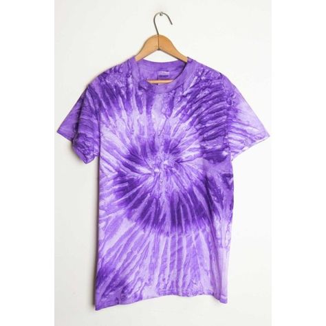 Purple Spiral Tie Dye Shirt ($13) ❤ liked on Polyvore featuring tops, tie die tops, tye dye tops, tyedye shirts, tie-dye shirts and tie dyed tops Cute Tie Dye Shirts, Tie Dye Shirts Patterns, Diy Tie Dye Designs, Hot Topic Clothes, Cut Up Shirts, Diy Tie Dye Shirts, Tie Dye Tops, Spiral Tie Dye, How To Tie Dye