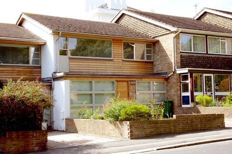 Double Storey Side Extension, 70s Bungalow, Side Extension, Exterior Cladding, Brighton And Hove, Town House, Glazed Door, East Sussex, Urban Planning