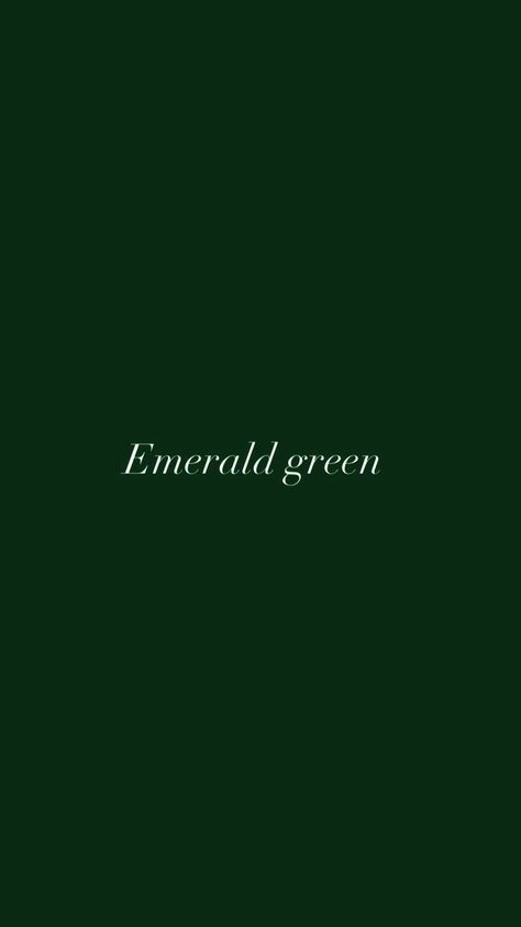 Verde Esmeralda Aesthetic, Emerald Green Pantone, Pretty Phone Backgrounds, Green Name, Verde Smeraldo, Dark Green Aesthetic, Royal Green, Color Vibe, Forest Green Color