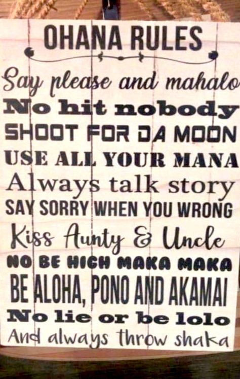 Hawaiian Pidgin English’s Golden Rules Hawaiian Rules, Hawaiian Sayings, Hawaiian Pidgin, Pidgin English, Hawaiian Quotes, Golden Rules, Say Please, Hawaiian Culture, Saying Sorry