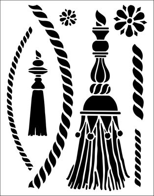 Budget stencils from The Stencil Library. Stencil catalogue quick view page 18. Rope Stencil, Logo Design Infinity, Stencil Patterns Templates, Shadi Card, Stencils Online, Buddhist Art Drawing, Stencil Printing, Pinstriping Designs, Textile Prints Design