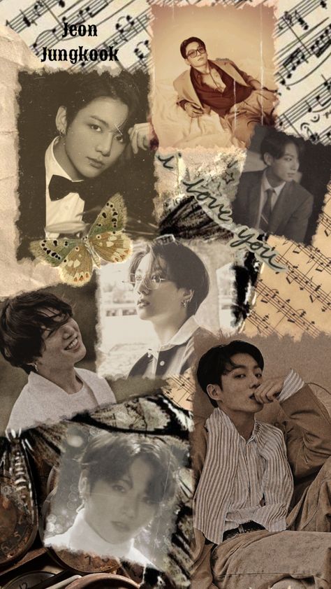 Jungkookie Cute Wallpaper, Collages Aesthetic Vintage, Jungkook Vintage, Tae Aesthetic, Glasses Wallpaper, Jungkook Wallpaper, Jimin Fanart, Somebody To Love, Jeon Jungkook Photoshoot