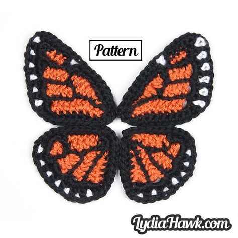 Crochet Butterfly Applique, Football Crochet, Free Form Crochet, Crochet Butterfly Free Pattern, Butterfly Video, Crochet Butterfly Pattern, Butterfly Tutorial, Butterfly Applique, Applique Tutorial