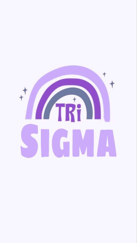 Sigma Sigma Sigma Canvas, Tri Sigma Wallpaper, Tri Sigma Paintings, Tri Sigma Graphic, Purple Rainbow Wallpaper, Tri Sigma Canvas, Tri Sigma Shirts, Recruitment Banner, Sigma Logo