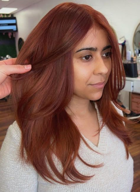 Copper Brown Hair Color, Mocha Color Hair, Copper Blonde Hair Color, Hair Color Mahogany, Rambut Brunette, Copper Red Hair, Black Hair Balayage, Red Hair Inspo, Grey Hair Inspiration