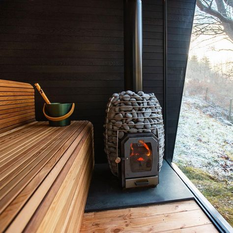 HUUM Hive Heat Wood Burning Sauna Stove 12 KW Backcountry Recreation Sauna Stove, Sauna Kits, Wood Sauna, Sauna Heaters, Traditional Saunas, Sauna Heater, Stove Heater, Sauna Accessories, Barrel Sauna