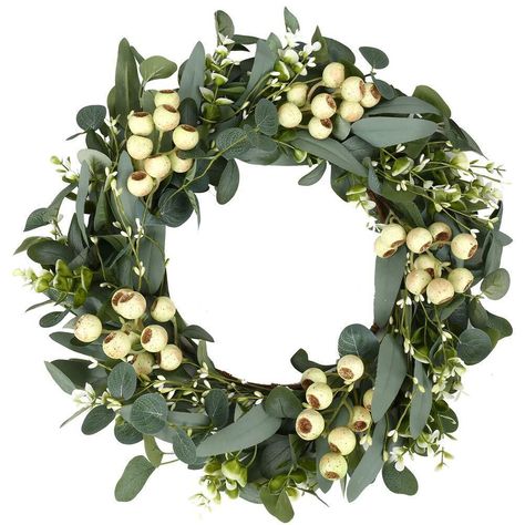 Green wreath decor