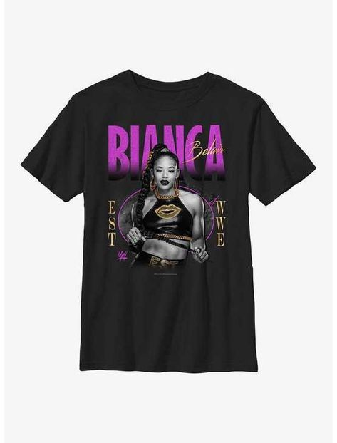 Wwe Bianca Belair, Wwe Shirts, Wwe T Shirts, Bianca Belair, Tall Hoodies, Wwe Womens, Plus Size Fits, Give Back, Womens T Shirt