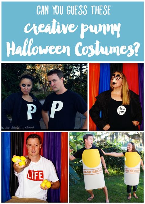 Funny Casual Halloween Costumes, Punny Costumes Group, Teacher Pun Halloween Costumes, Group Punny Halloween Costumes, Pun Outfits Costume Ideas, Diy Punny Halloween Costumes, Puny Halloween Costume, Halloween Puns Costumes, Punny Costumes Diy