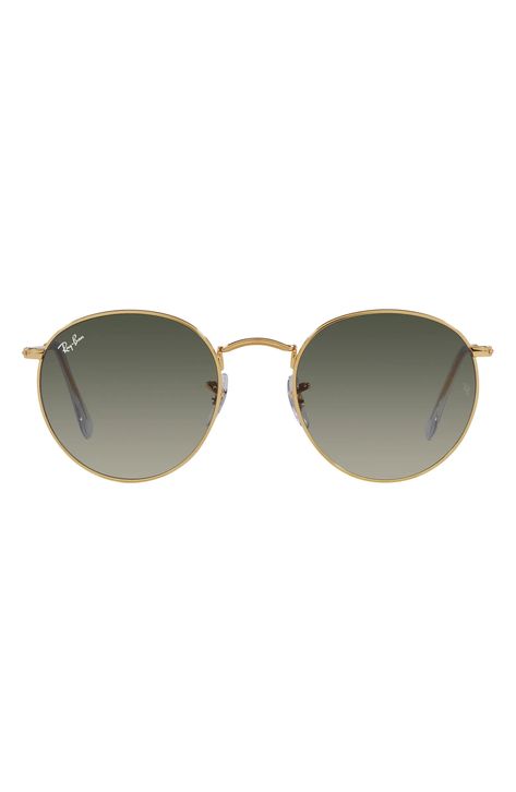 Ray-Ban Icons 50mm Retro Sunglasses | Nordstrom Round Ray Bans, Retro Sunglasses, Retro Style, Ray Ban, Sunglasses Accessories, Uv Protection, Metal Frame, Ray Bans, Retro Fashion