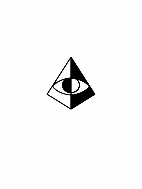 Minimal third eye pyramid tattoo flash design Pyramid Eye Tattoo Design, Eye Pyramid Tattoo, Third Eye Tattoo Design, Pyramids Tattoo, Eyes Logo Design, Third Eye Logo, 3rd Eye Tattoo, Third Eye Tattoo, Pyramid Tattoo