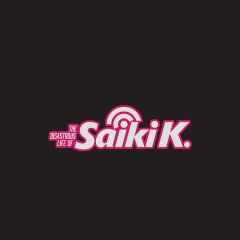 Saiki K Logo, Anime Collage, Anime Was A Mistake, Anime Logo, Reality Shifting, K Logos, Avatar Maker, Saiki Kusuo, Pfp Anime