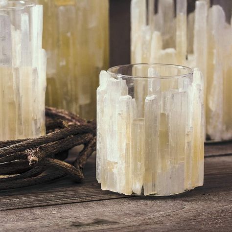 Natural Quartz Crystal Selenite Lamp Selenite Candle Holder Used for Home Decoration Living Room and Bathroom Decoration|Stones| - AliExpress Unique Candle Scents, Selenite Lamp, Velas Candles, Selenite Stone, Stone Candles, Modern Candle Holders, Candle Wrap, Christmas Cup, Crystal Candle