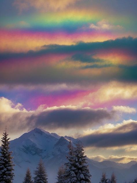 Polar Stratospheric Clouds, Stratospheric Clouds, Colorful Clouds, 2024 Outfits, Iphone Background Wallpaper, The Nature, Background Wallpaper, Iphone Background, Painting Inspiration