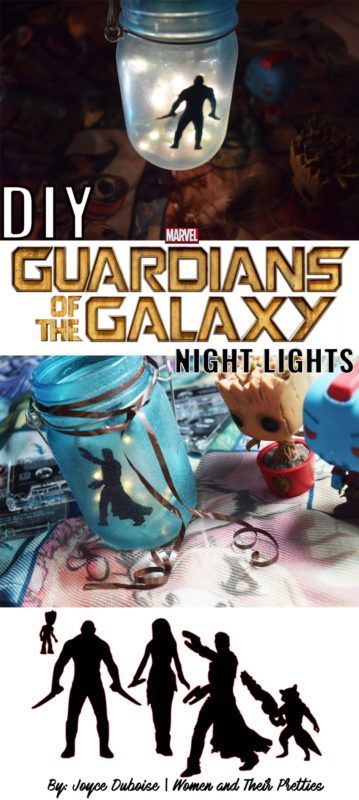 DIY Guardians of the Galaxy Night Light #GotGVol2 #GotGVol2Event | But First, Joy Galaxy Night Light, Galaxy Crafts, Marvel Diy, Teen Programs, Galaxy Art, Summer Reading, Guardians Of The Galaxy, Diy Pendant, Night Lights