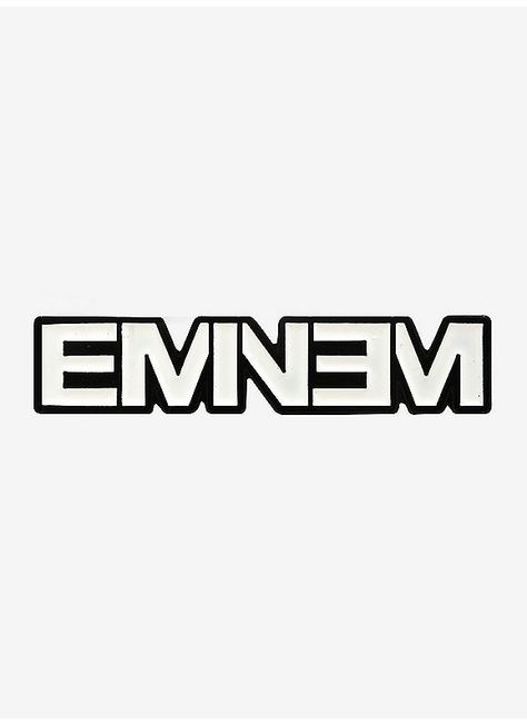 Hot Topic : Eminem Logo Enamel Pin Eminem Logo, Eminem Tattoo, Eminem Drawing, Real Slim Shady, Eminem Poster, Rapper Merch, Eminem Quotes, Pins Enamel, Hip Hop Clothing