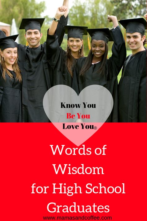 Words of wisdom for high school graduates #graduation #wordsofwisdom #highschoolgraduation High School Senior Words Of Wisdom, Words Of Wisdom For Graduates Jar, High School Graduation Sayings, Senior Letters Ideas High Schools, Words Of Advice For Graduate, Advice For Graduates High Schools, High School Graduation Quotes Wise Words, Graduation Words Of Encouragement, Words Of Wisdom For Graduates