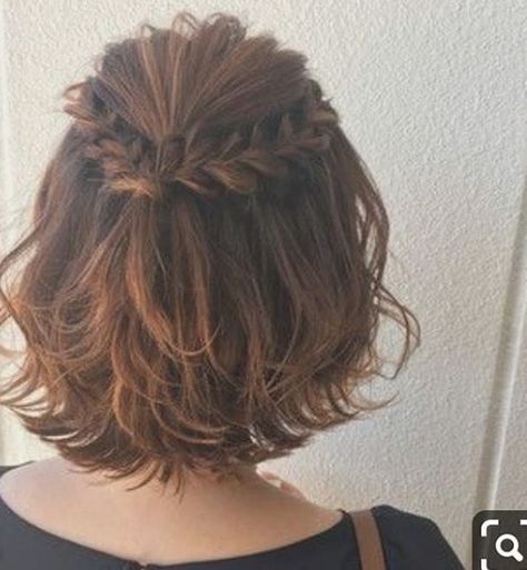 Anna Hair, Short Braids, Peinados Fáciles Para Cabello Corto, Penteado Cabelo Curto, Side Braid, Short Hair Updo, Hair Updo, Braids For Short Hair, Hair Short