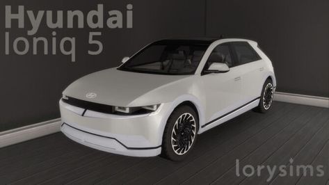 Sims 4 Car CC: 2022 Hyundai Ioniq 5 Hyundai Ioniq 5, Toyota Corolla Hatchback, Mod Jacket, Maxis Match Cc, Sims 4 Cc Download, Cc Folder, Jaguar (cars), Chevrolet Corvette Stingray, Best Sims