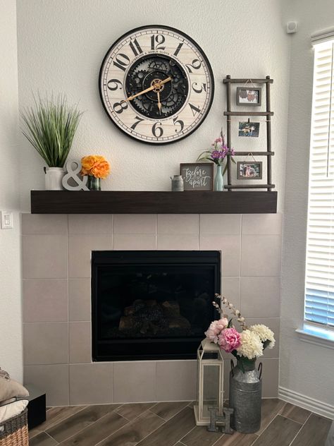 Above The Fireplace, Round Clock, The Fireplace, Fireplace, Clock, 10 Things