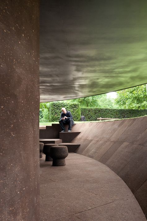 Serpentine Gallery Pavilion 2012 by Herzog & de Meuron Serpentine Pavillion, Serpentine Gallery Pavilion, Serpentine Pavilion, Detail Arsitektur, Modern Architecture Interior, Pavilion Architecture, Organic Architecture, Space Architecture, Architecture Office